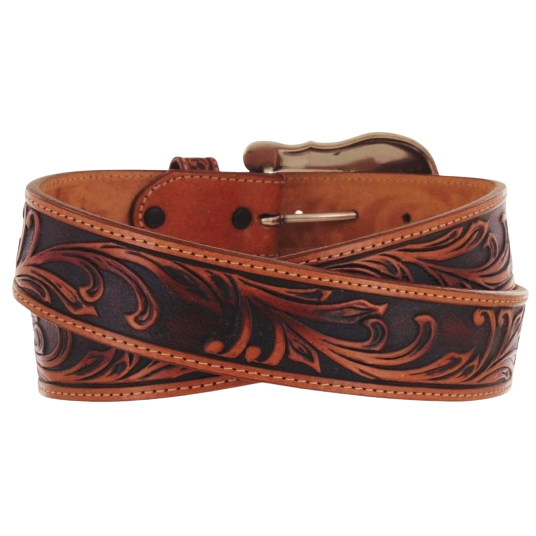 Tony Lama Westerly Ride Brown and Black Belt C41514